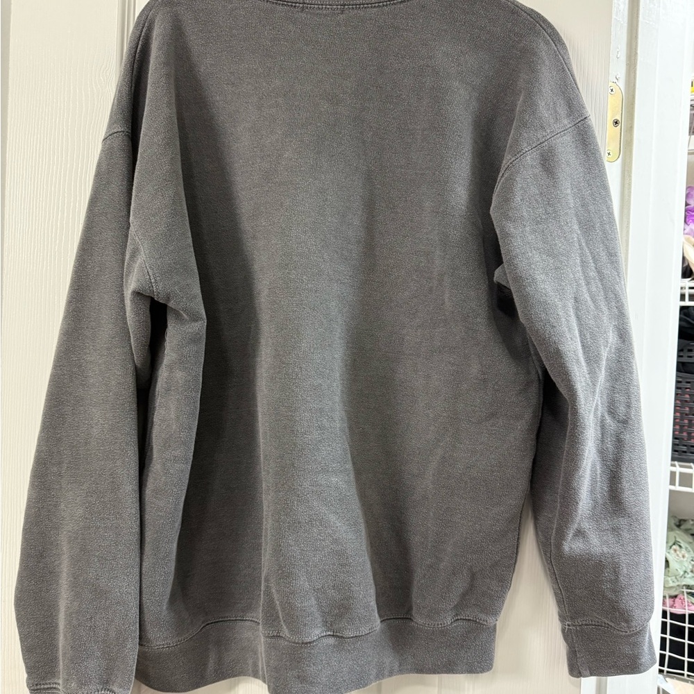 Nasty Gal Gray Graphic Crewneck Sweater - Picture 2 of 3